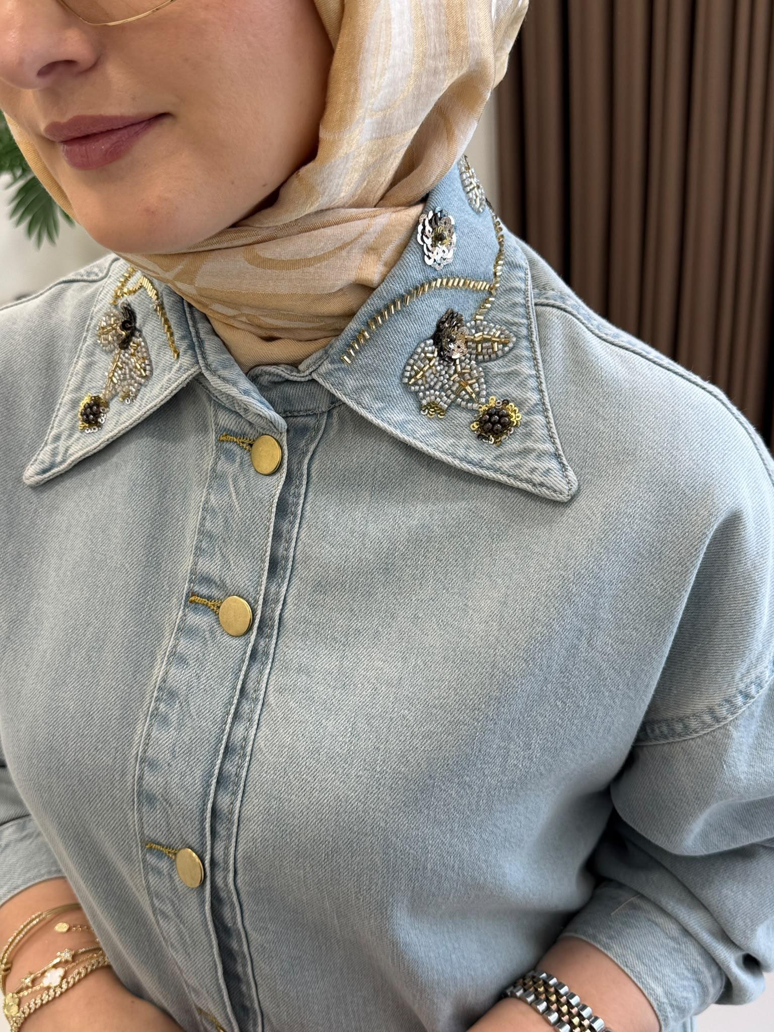 TAKIMTAŞ İŞLEME DENİM TAKIM