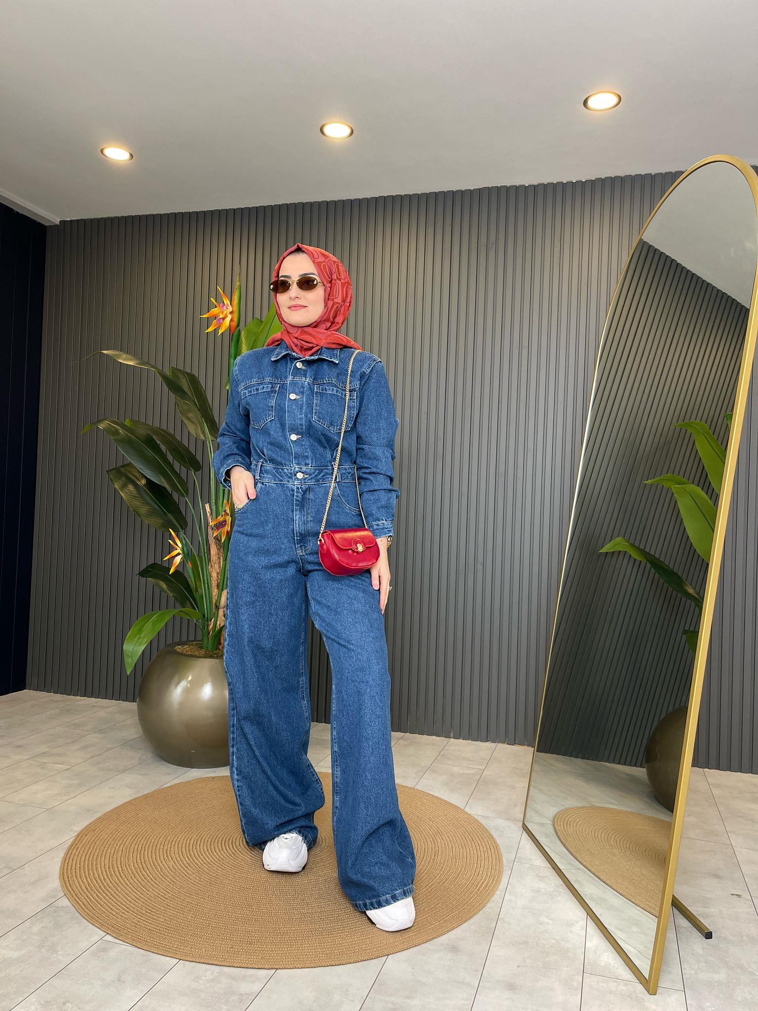 TulumDENİM BOL PAÇA TULUM