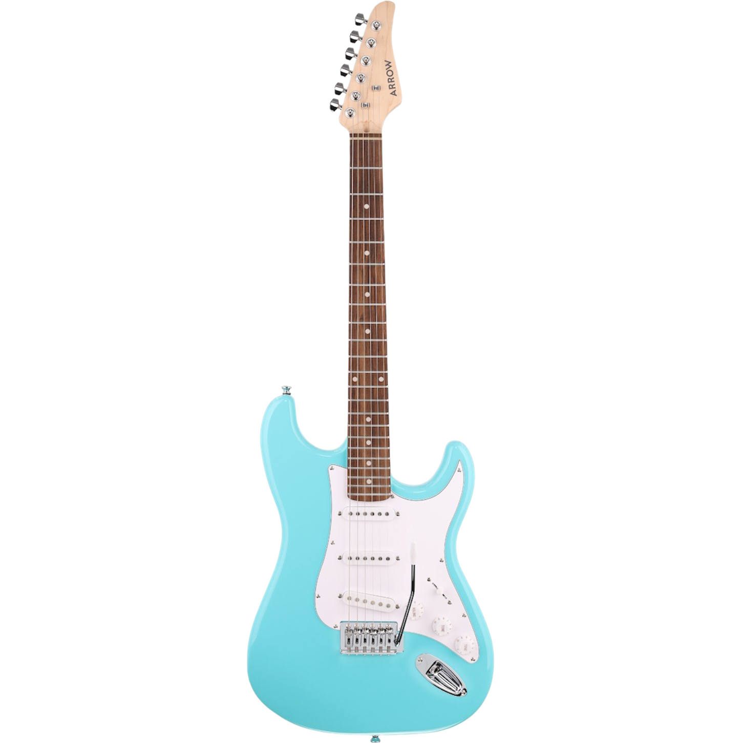 Arrow Tonecaster ST 111 Elektro Gitar Seafoam Rosewood/White