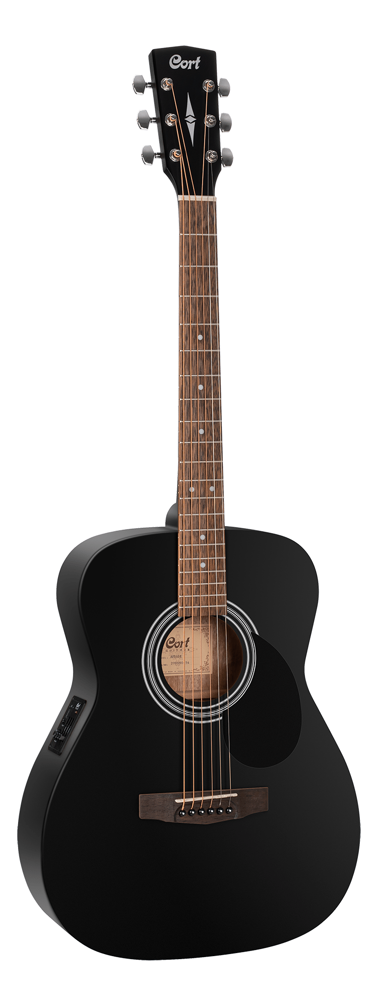 Cort AF510E-BKS Elektro Akustik Gitar Siyah Satin