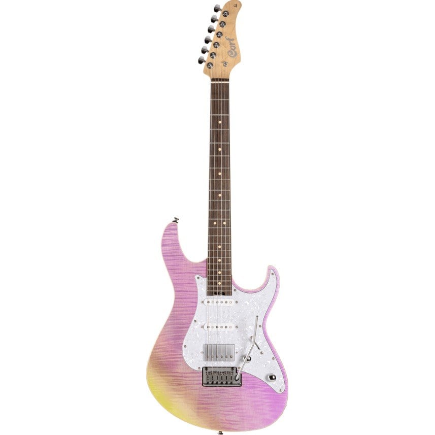 Cort G280 SELECT TCP Transparan Mor Elektro Gitar