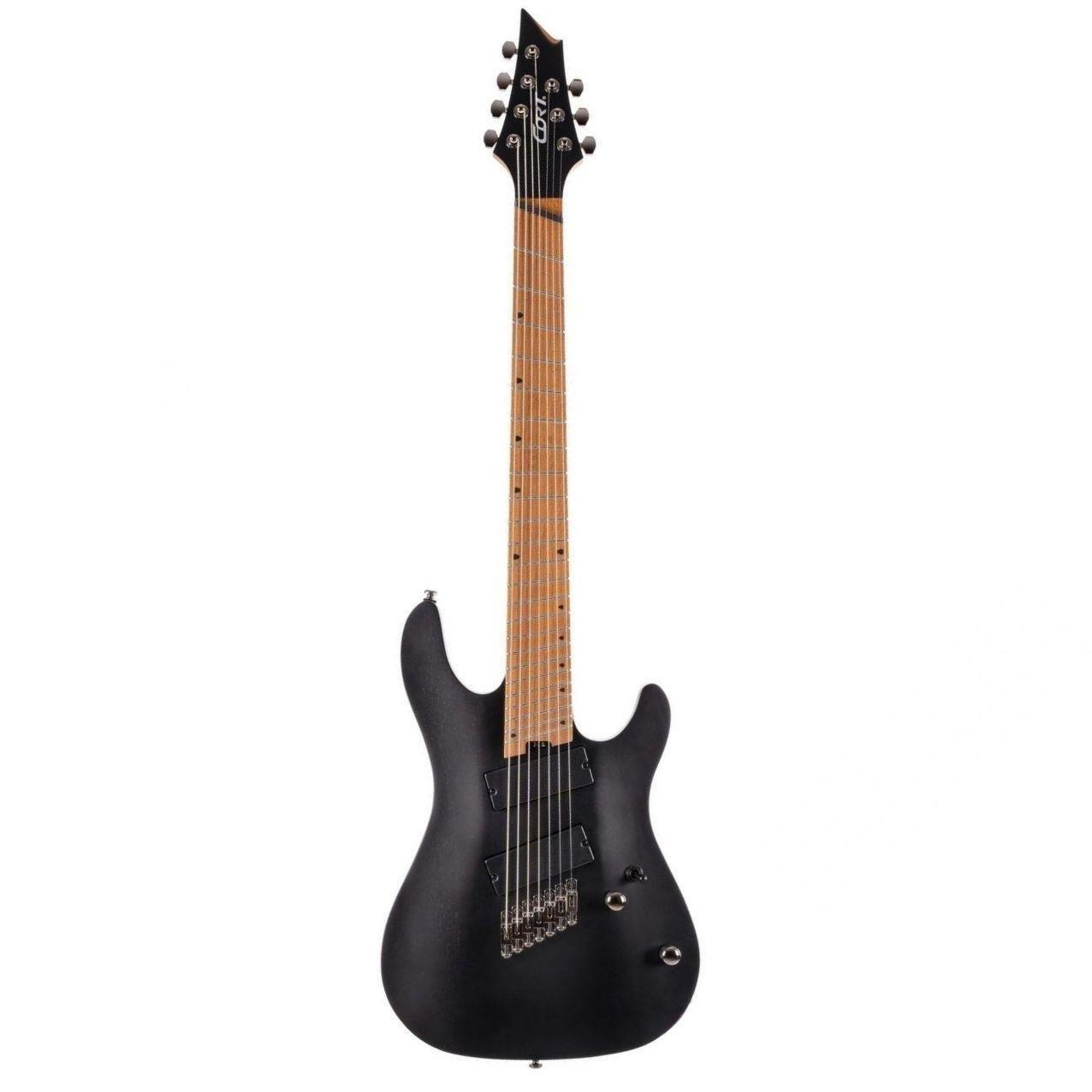 Cort KX307MS OPBK Elektro Gitar 7 Telli Open Pore Black