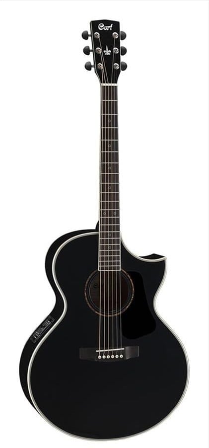 Cort NDX20BK Elektro Akustik Gitar Siyah Fishman EQ