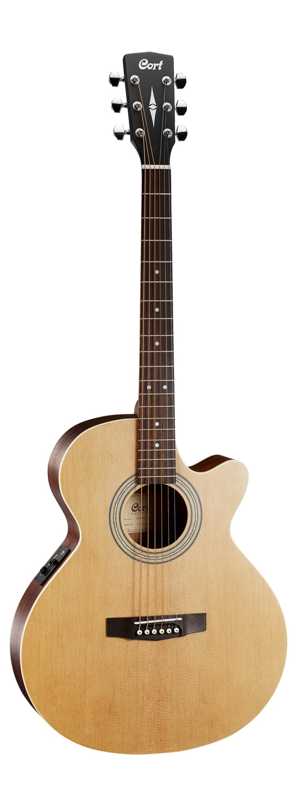 Cort SFX-MELHOP Elektro Akustik Gitar Open Pore Cutaway Ince Kasa