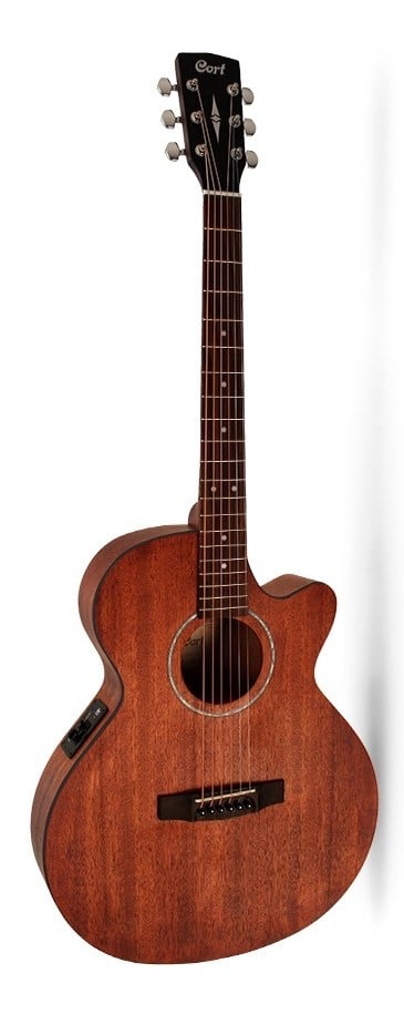 Cort SFX-MEM OP Elektro Akustik Gitar Open Pore Cutaway Ince Kasa