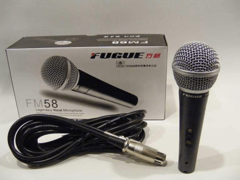 Fugue FM-58 Dinamik Tek Yönlü Kablolu 600 OHM Mikrofon