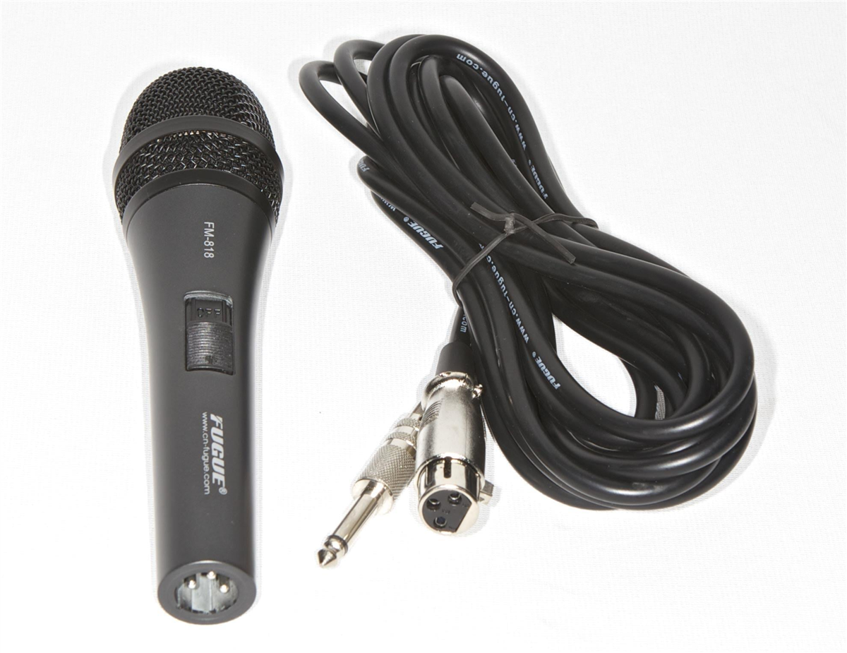 Fugue FM-818 Mikrofon Kablolu Dinamik Tek Yönlü 600 Ohm