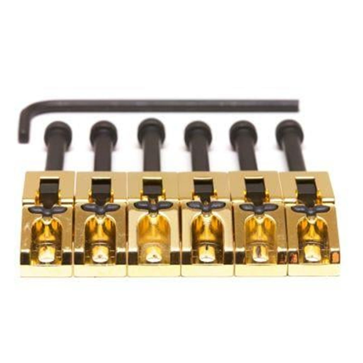 Graphtech PG-0080-G6 SS Floyd Rose Ssddles Gold 6 String