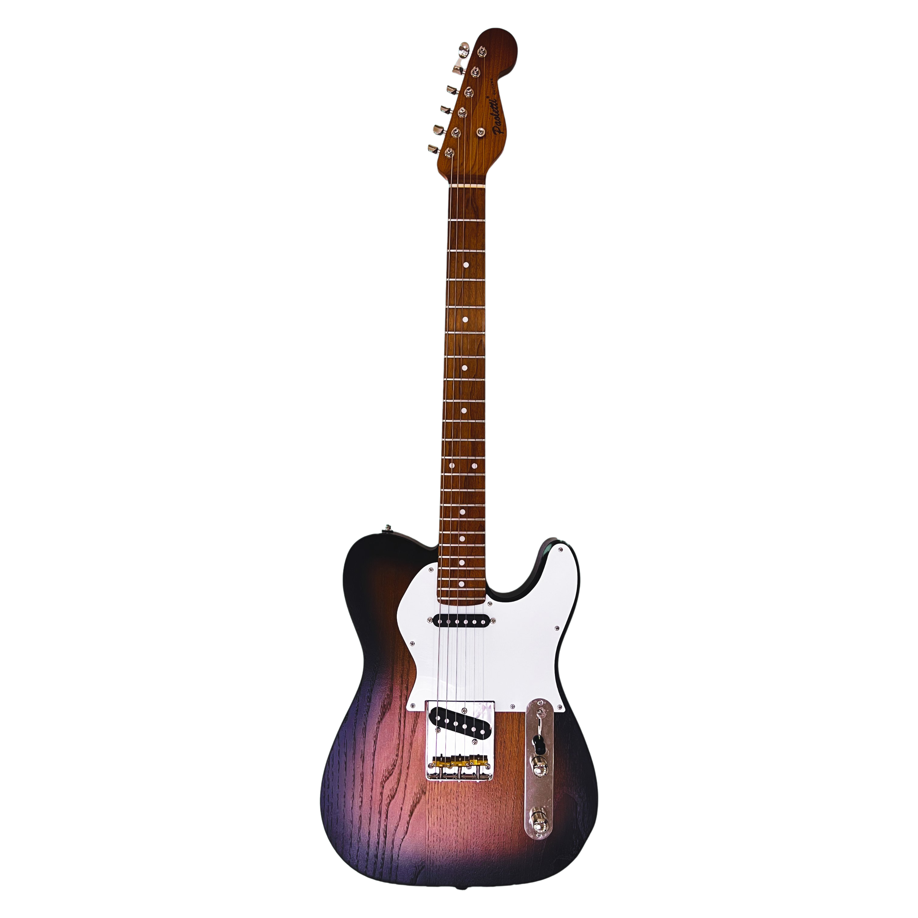 Paoletti Nancy Classic SS Elektro Gitar 02/05 Tobacco (Hardcase Dahil)