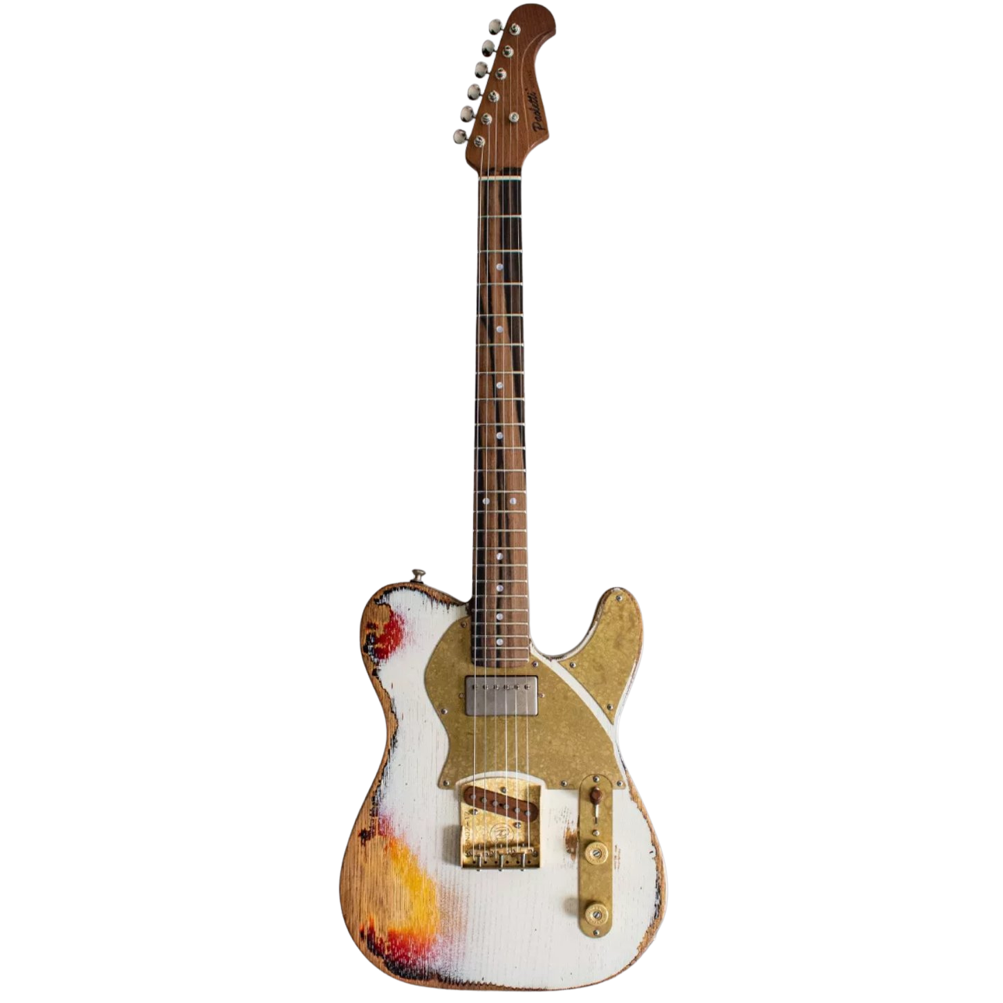 Paoletti Nancy Loft SH Elektro Gitar 410 Heavy White (Hardcase Dahil)