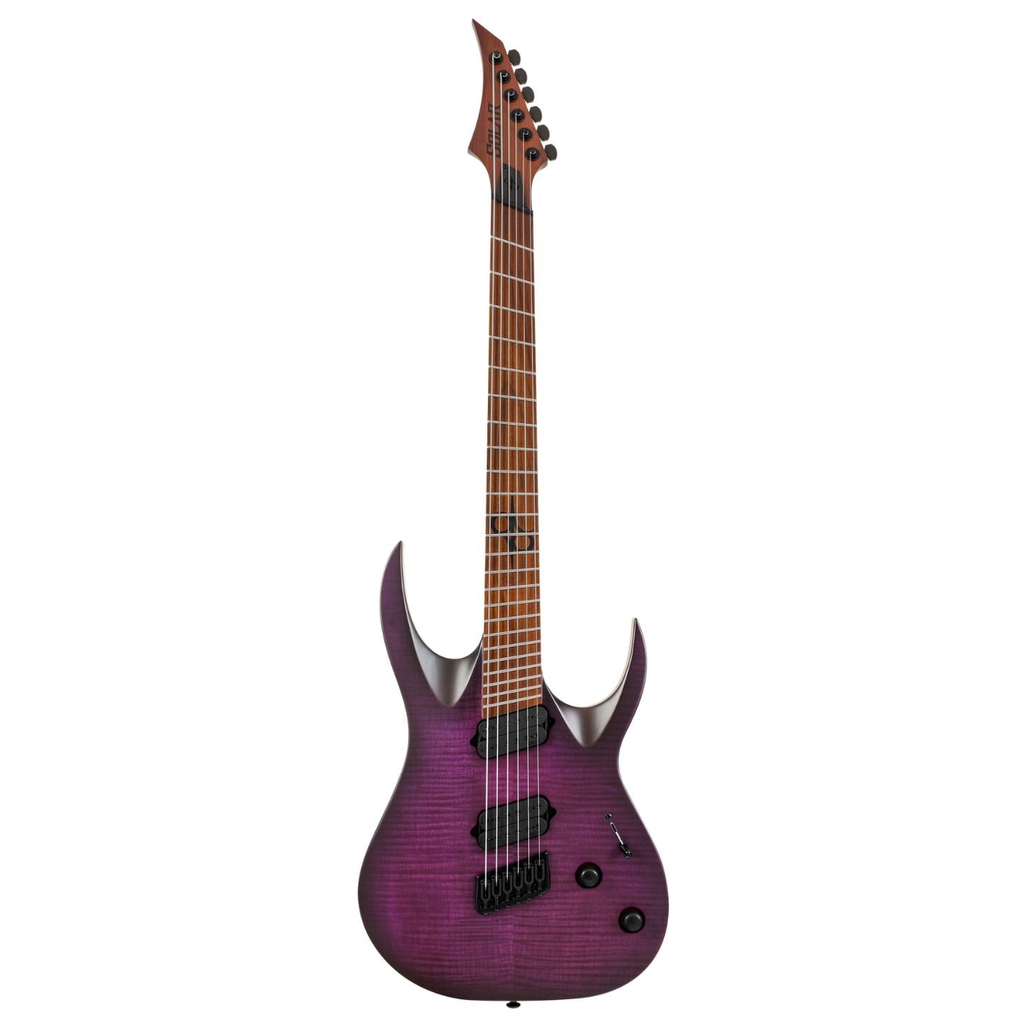 Solar A1.6FDPB-FF Multiscale Elektro Gitar Flame Deep Purple Burst Matte