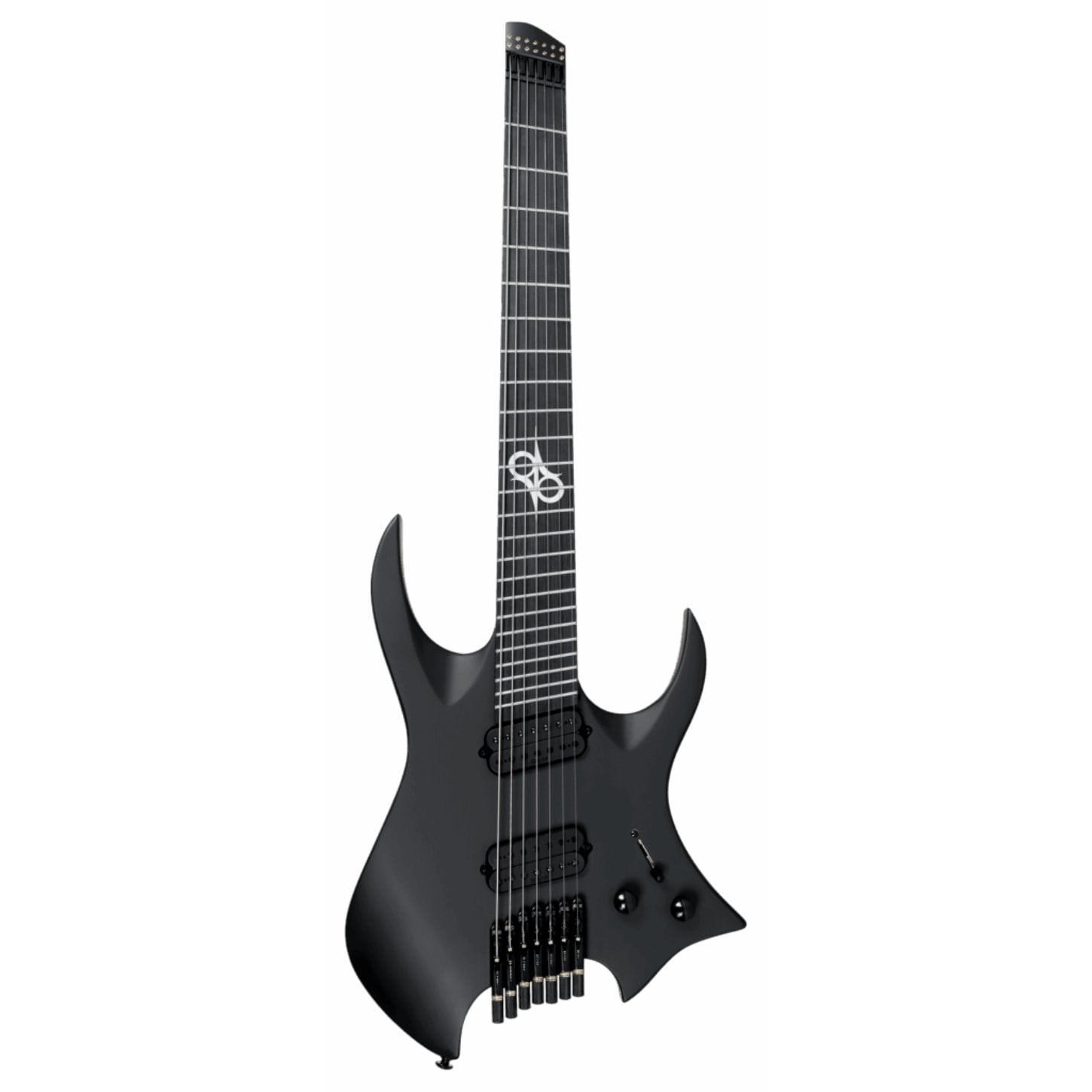 Solar H2.7C Headless 7 Telli Elektro Gitar Carbon Black (Gigbag Dahil)