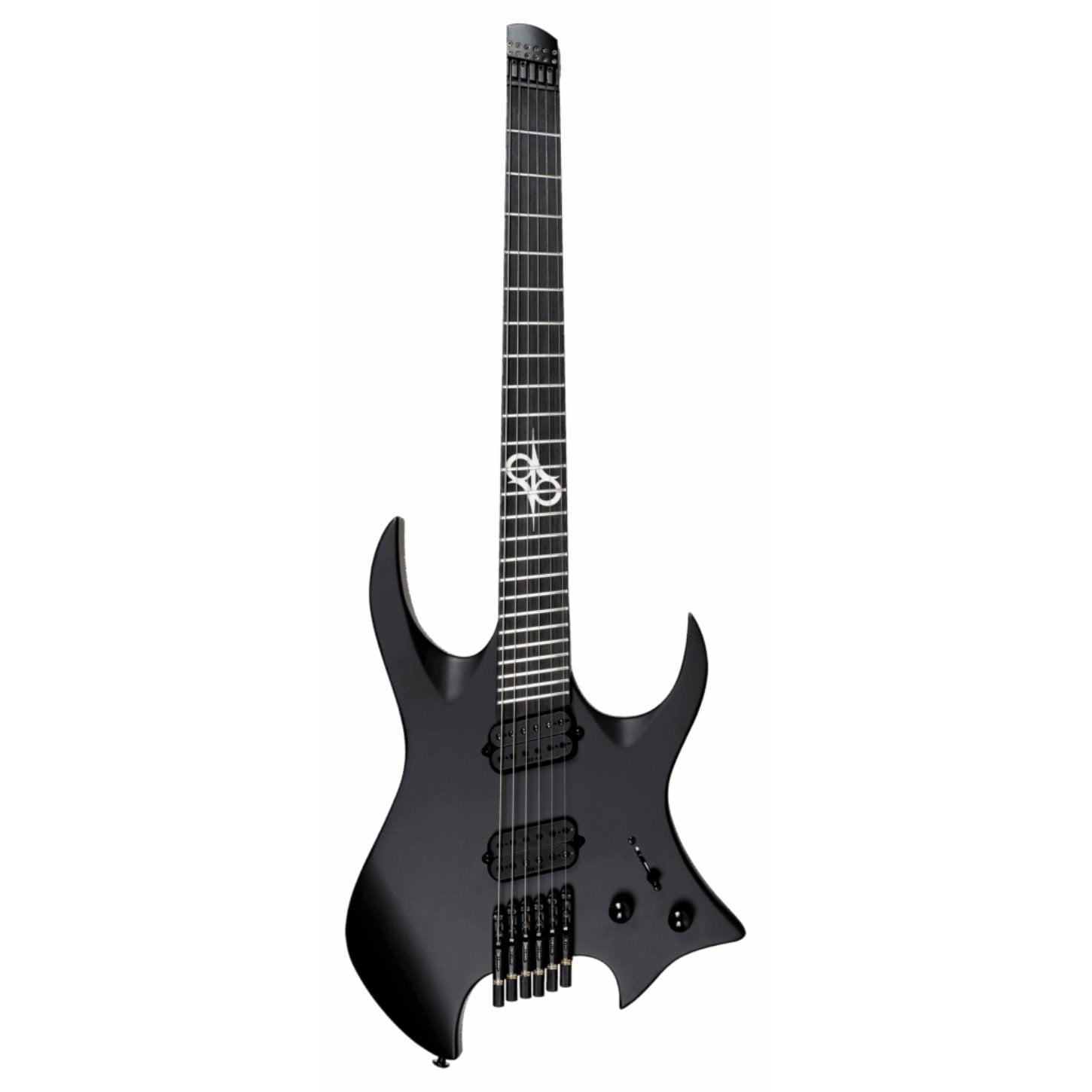 Solar H2.6C Headless Elektro Gitar Carbon Black (Gigbag Dahil)