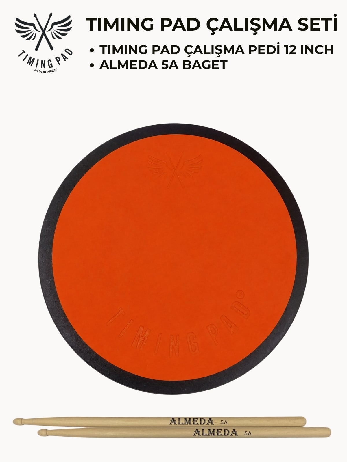 Timing Pad Çalışma Seti (Çalışma Pedi 12 Inch + Baget)