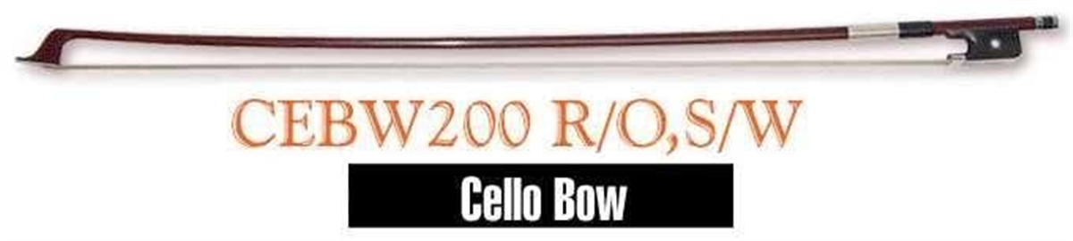 Valencia CEBW20034 Cello Yay Scale (3/4) Brezilya Ağacı Gümüş Bala
