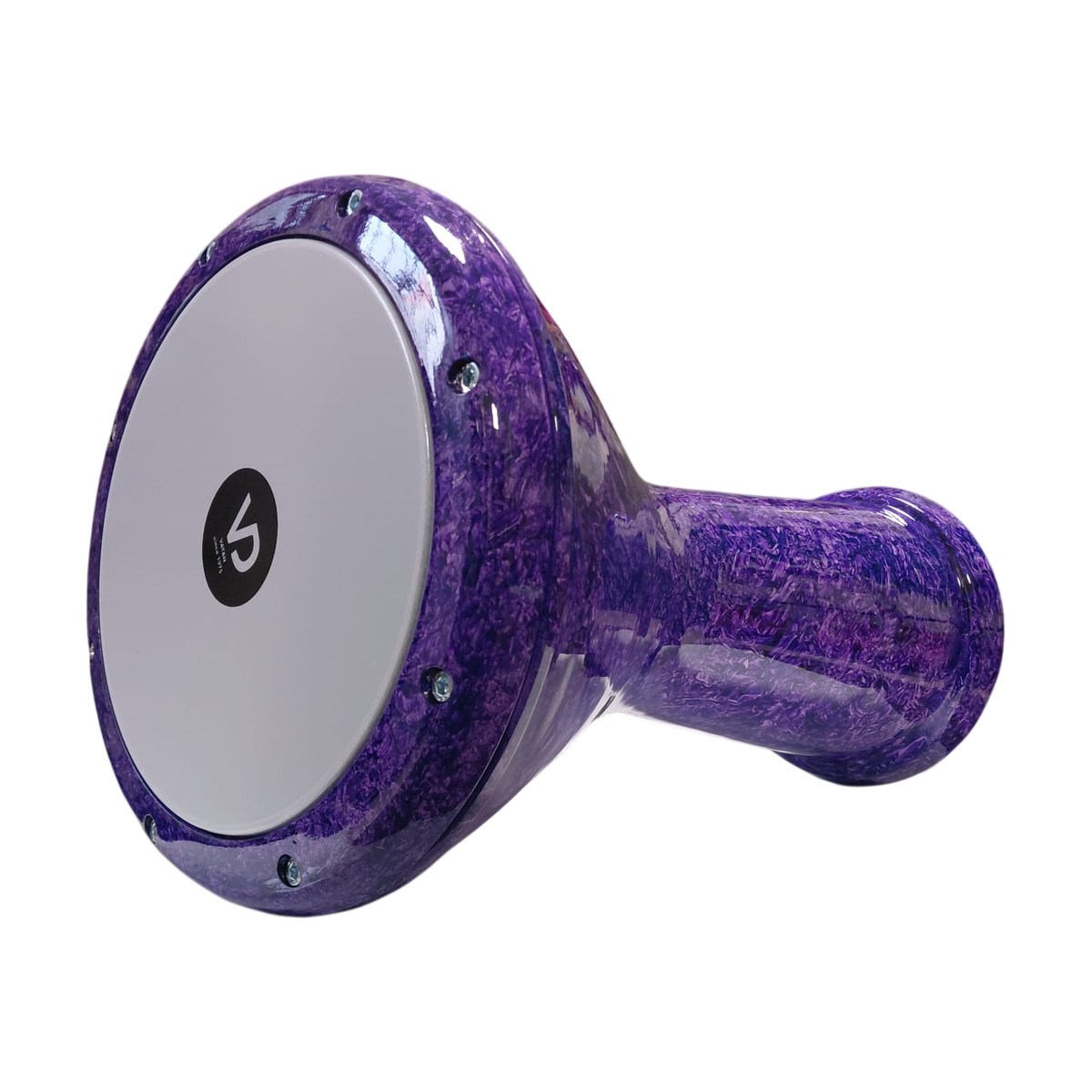VD Darbuka Simli Mor 22 cm 8 Vidalı Alüminyum