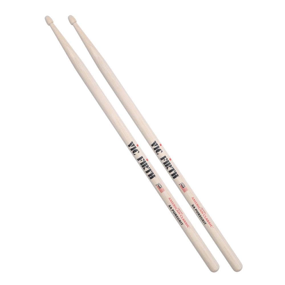 Vicfirth Baget Çift 5A Pure Grit Ds Tip Hickory