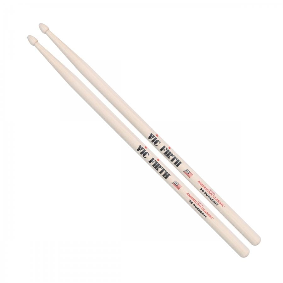 Vicfirth Baget Çift 5B Pure Grit Ds  Tip Hickory