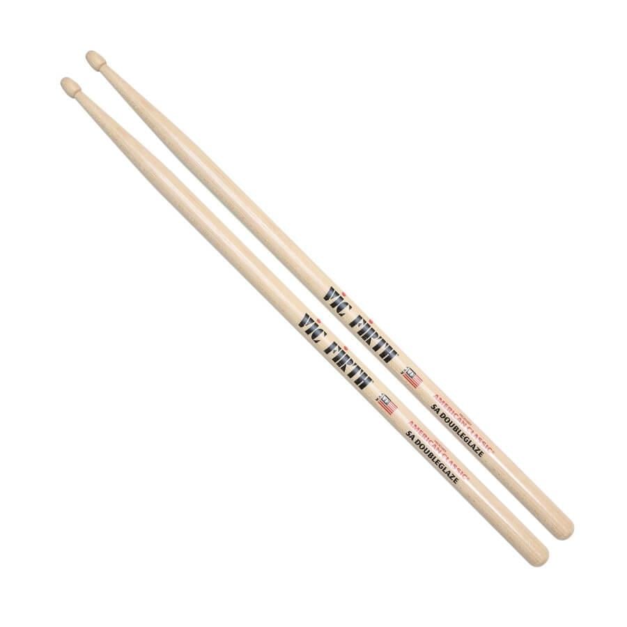 Vicfirth V5ADG Çift Baget 5A Double Glaze Ds Tip Hickory 