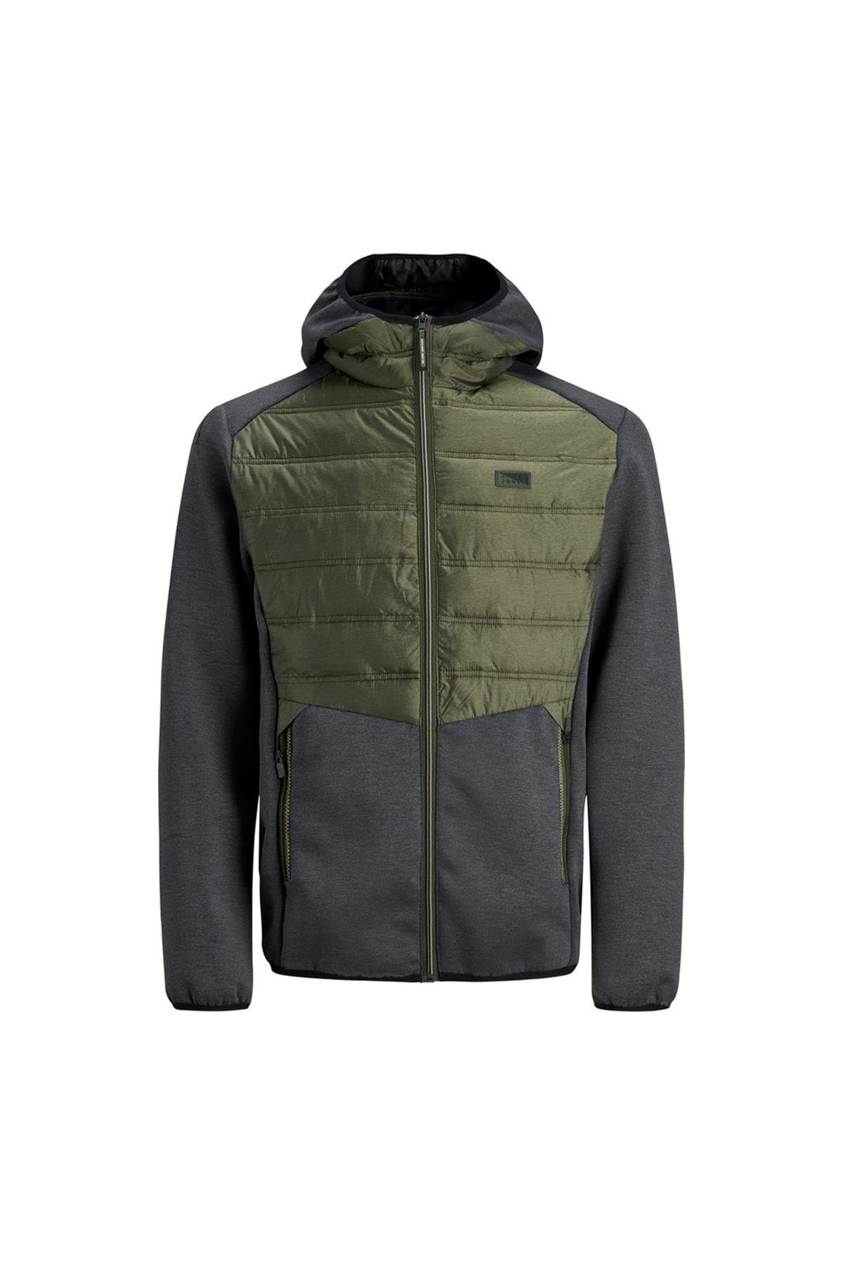  Jack & Jones Hybrıd Noos Erkek Kapüşonlu Mont Ceket - 12184739 - Jack & Jones - 22KW21000042