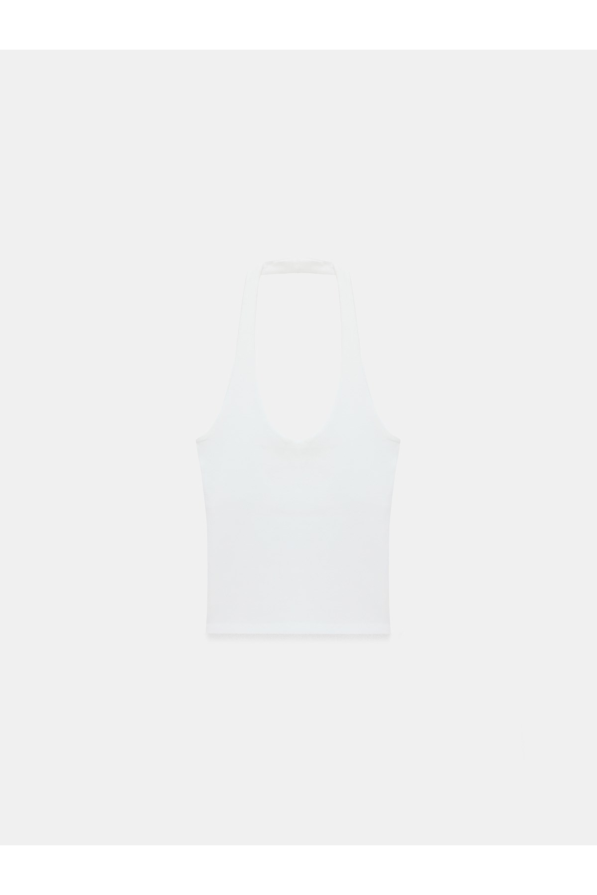 Dilvin Kadın 21052 Halter Yaka Ekru Bluz - 101A21052  - Dilvin - 101A21052-5