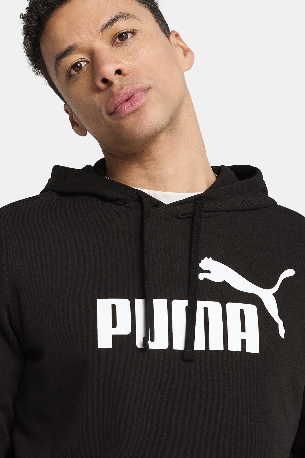 Essential No. 1 Logo Erkek Siyah Günlük Stil Sweatshirt 68257201 - Puma - 2-68257216