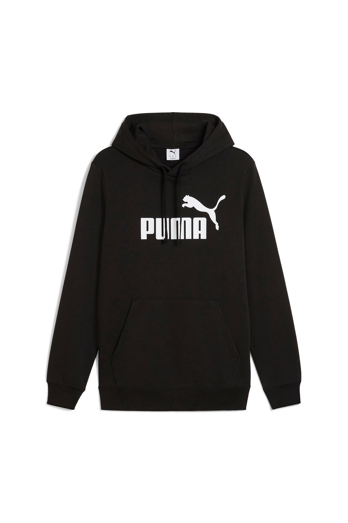 Essential No. 1 Logo Erkek Siyah Günlük Stil Sweatshirt 68257201 - Puma - 2-68257216