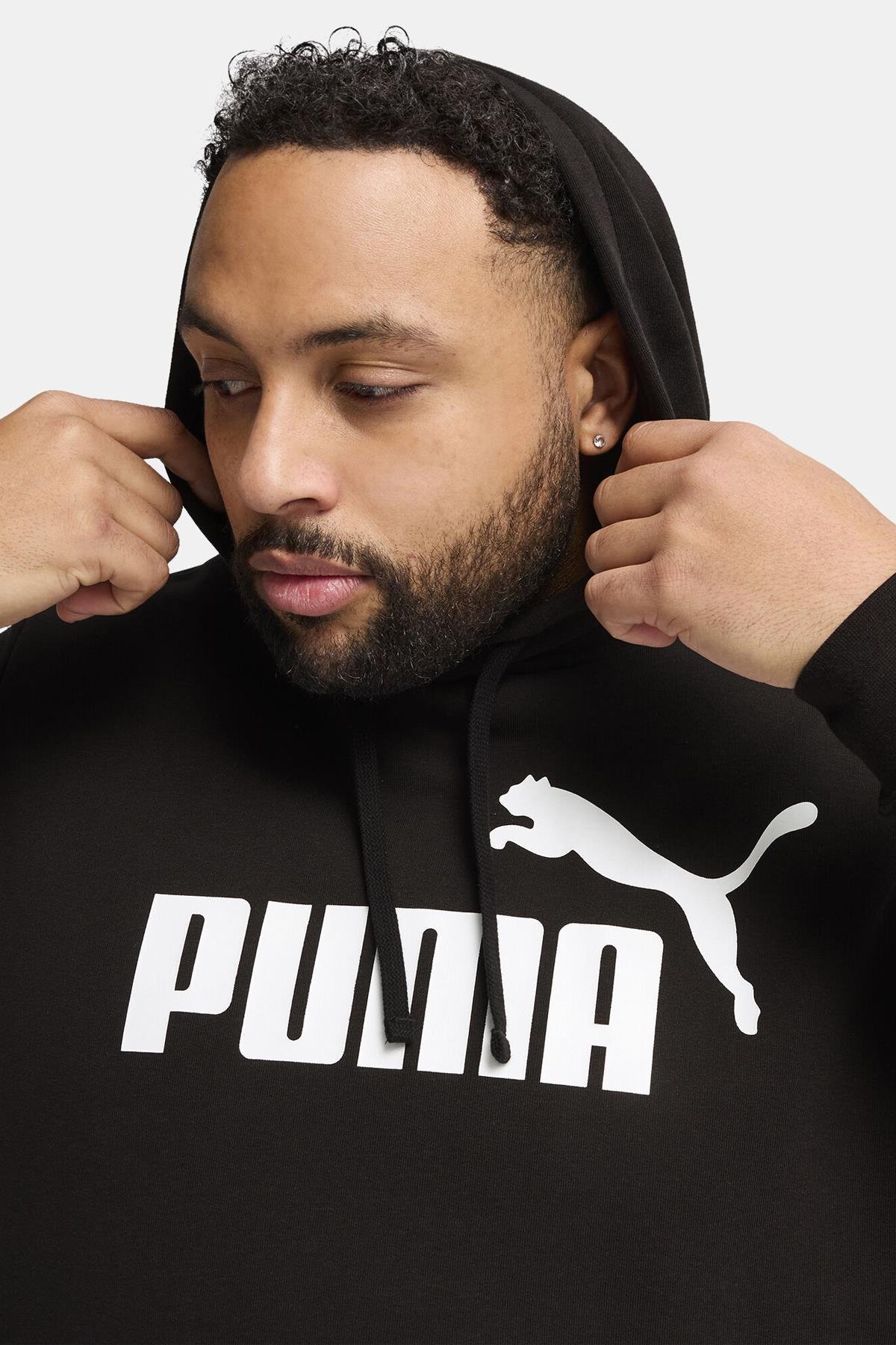 Essential No. 1 Logo Erkek Siyah Günlük Stil Sweatshirt 68257201 - Puma - 2-68257216