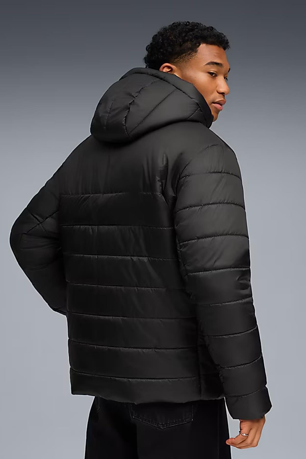 Essentials Puffer Erkek Kapüşonlu Siyah Şişme Mont - 685211 - Puma - 685211