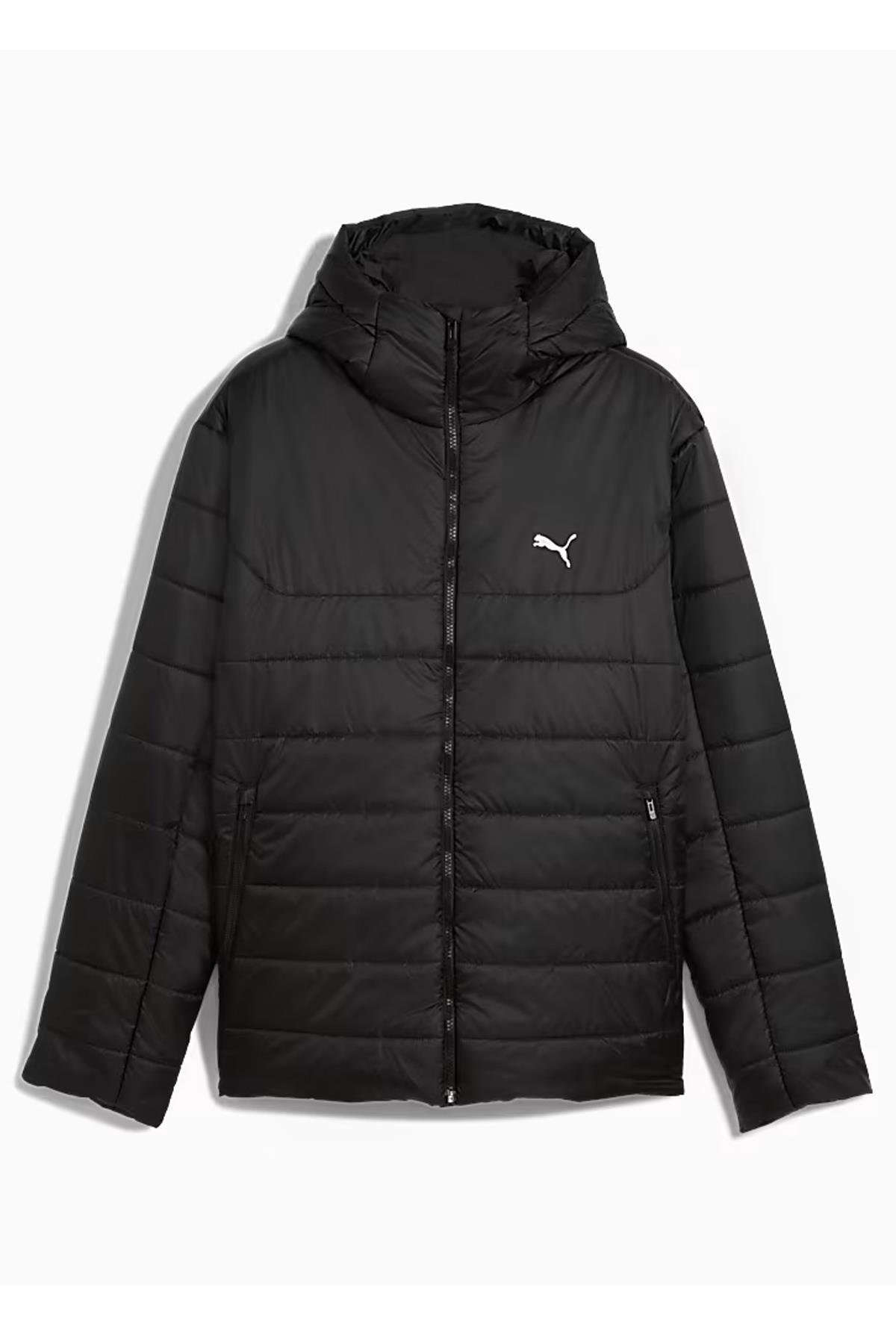Essentials Puffer Erkek Kapüşonlu Siyah Şişme Mont - 685211 - Puma - 685211