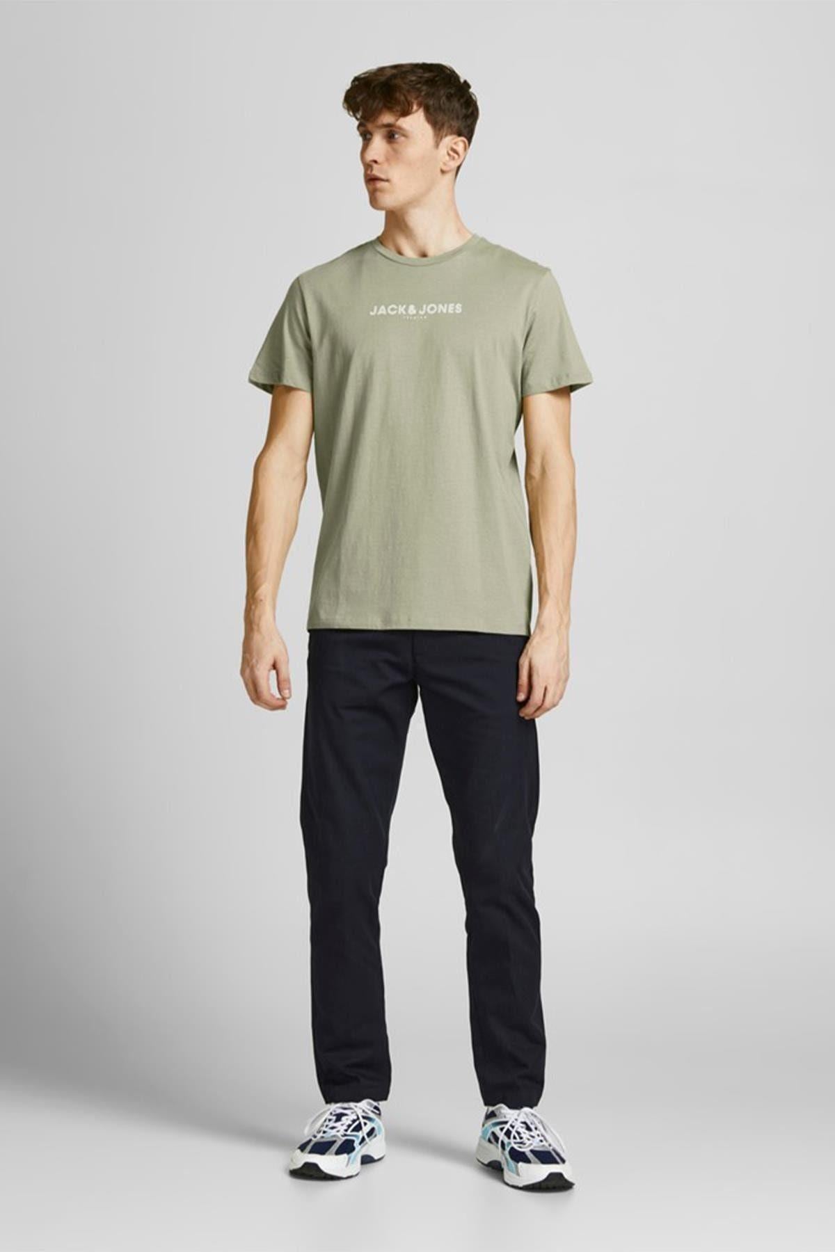 Jack & Jones Baskılı Erkek T-Shirt 12208467 - Jack & Jones - 12208467