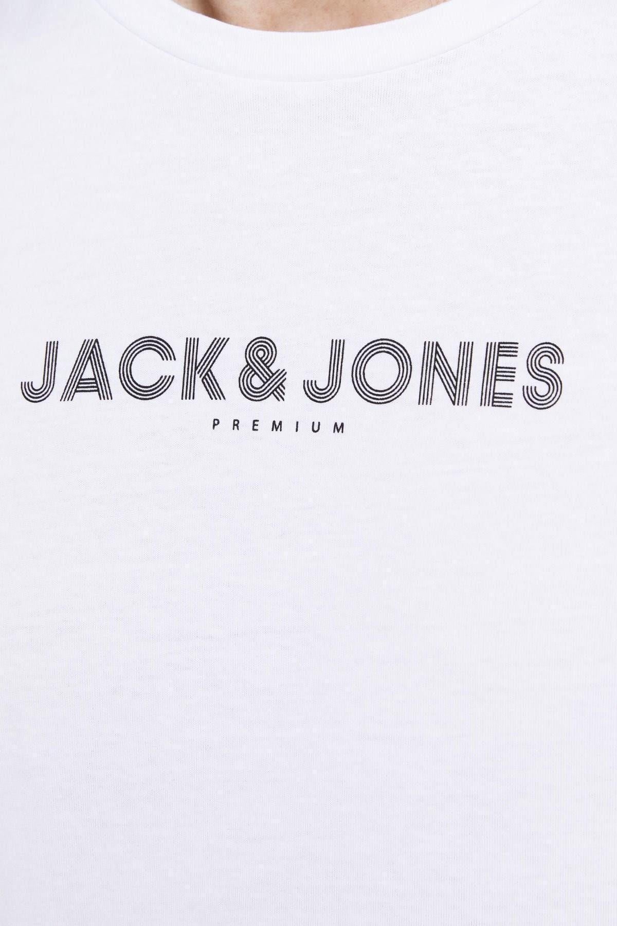 Jack & Jones Baskılı Erkek T-Shirt 12208467 - Jack & Jones - 12208467