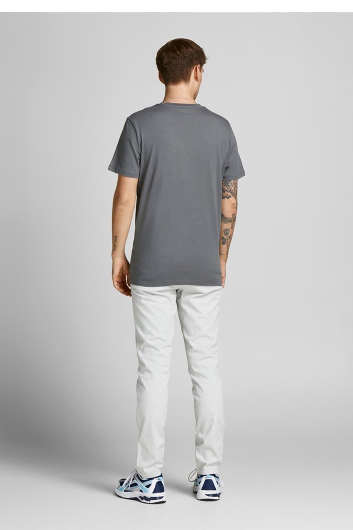 Jack & Jones Baskılı Erkek T-Shirt 12208467 - Jack & Jones - 12208467