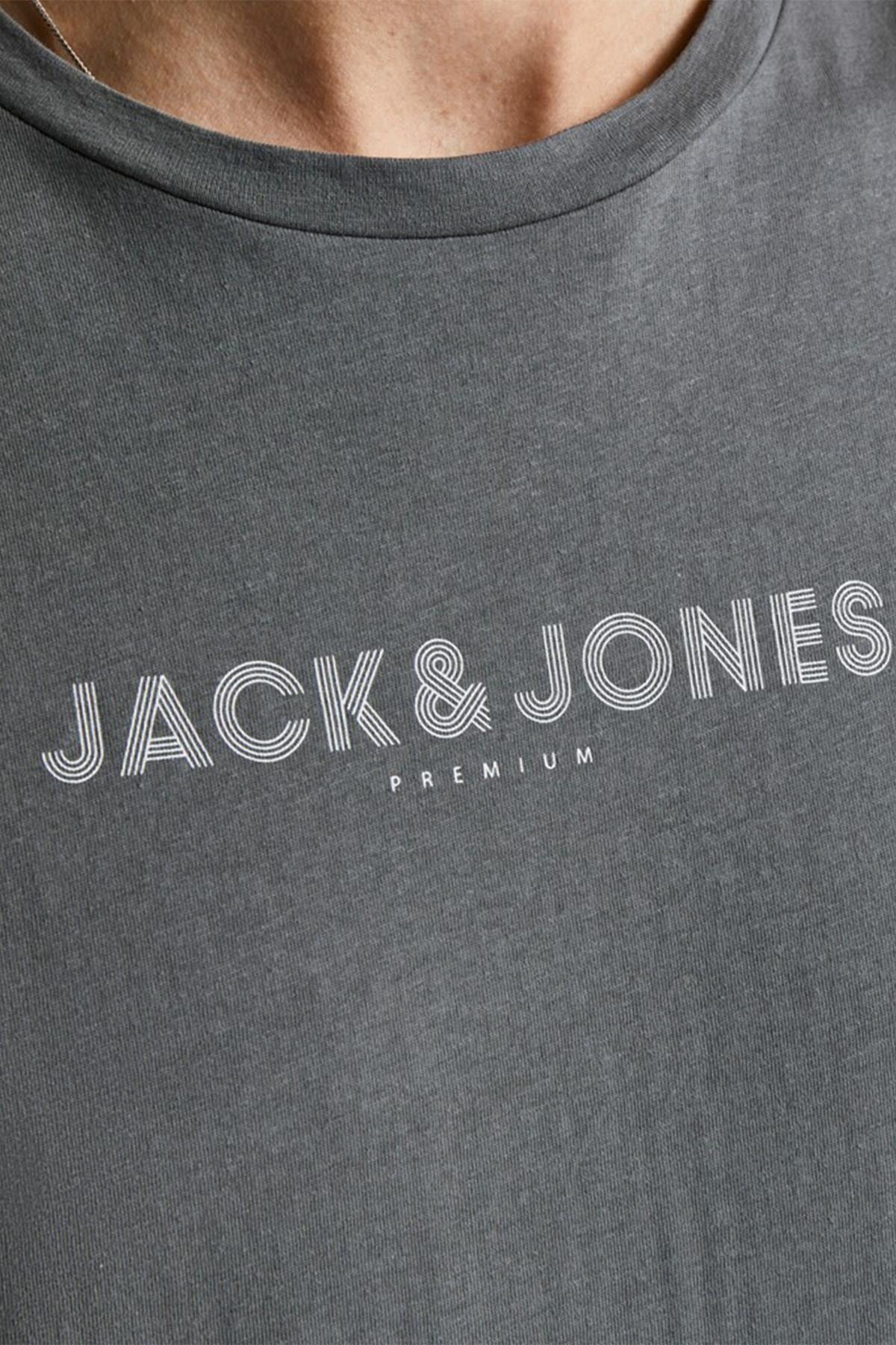 Jack & Jones Baskılı Erkek T-Shirt 12208467 - Jack & Jones - 12208467