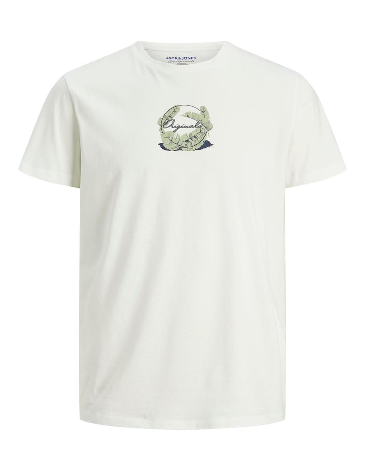 Jack & Jones Bisiklet Yaka Logo Baskılı T-shirt 12213315 - Jack & Jones - 12213315