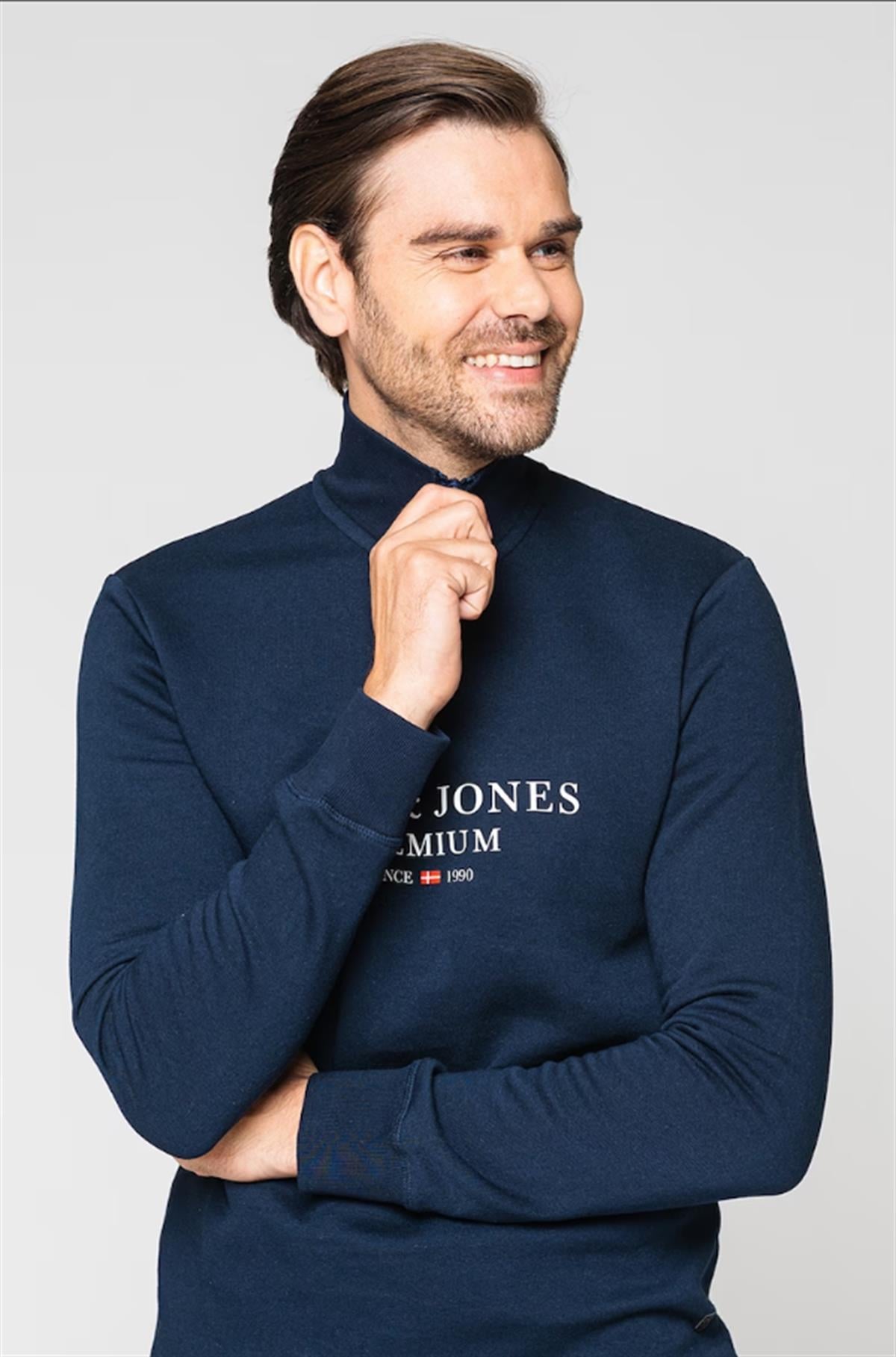 Jack & Jones Erekek Yarım Fermuar Sweatshirt - 12218291  - Jack & Jones - 12218291
