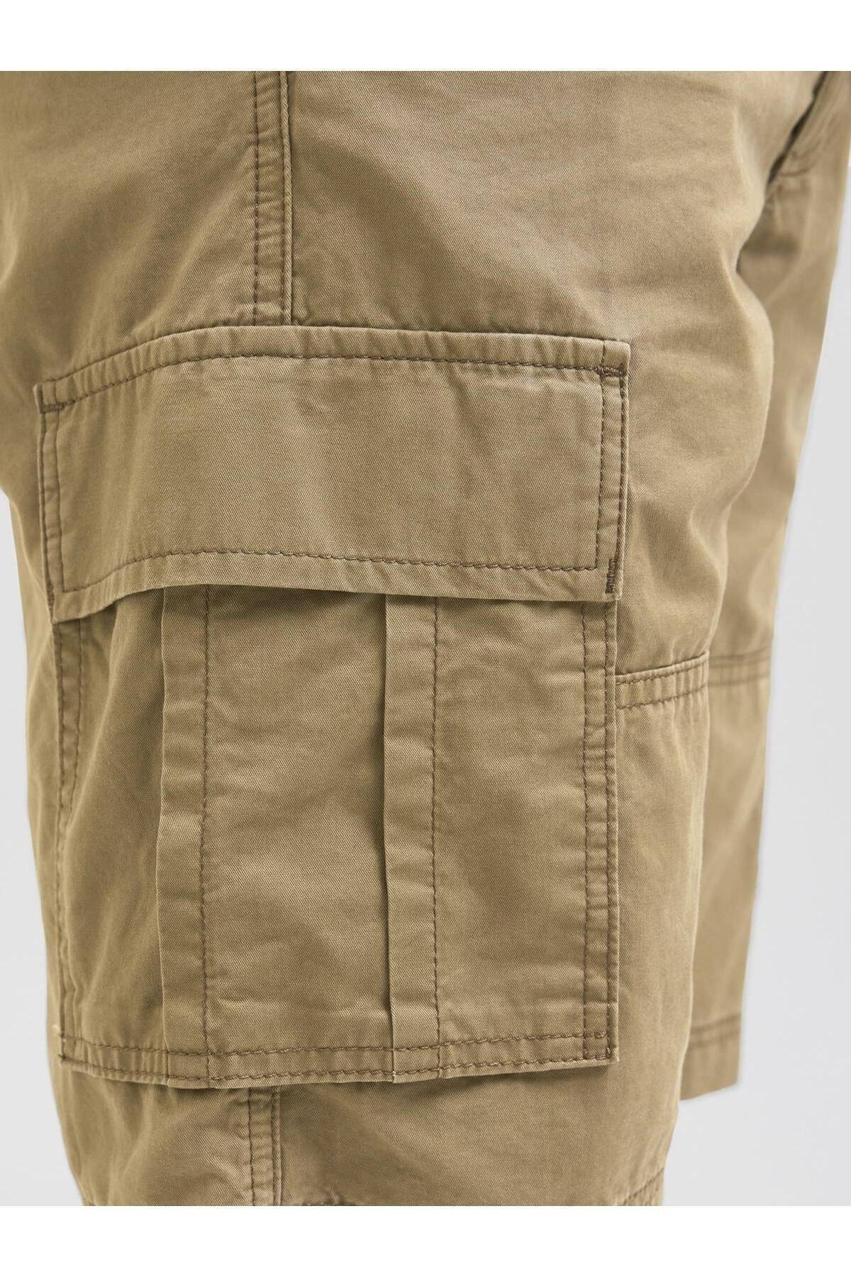 Jack & Jones Erkek 100% Pamuk Relaxed Fit Kargo Şort -  - Jack & Jones - 12274389-1