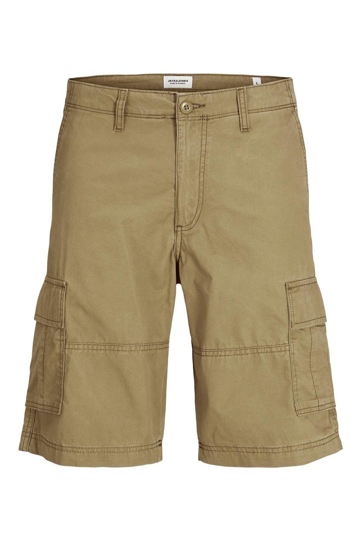 Jack & Jones Erkek 100% Pamuk Relaxed Fit Kargo Şort -  - Jack & Jones - 12274389-1