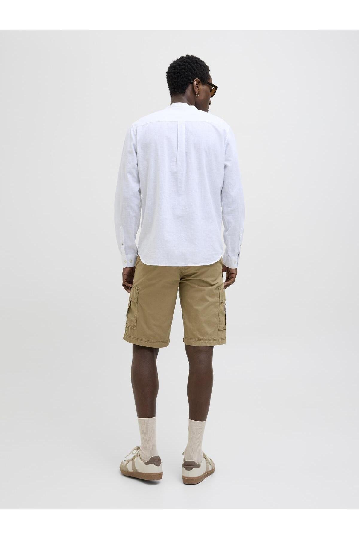 Jack & Jones Erkek 100% Pamuk Relaxed Fit Kargo Şort -  - Jack & Jones - 12274389-1