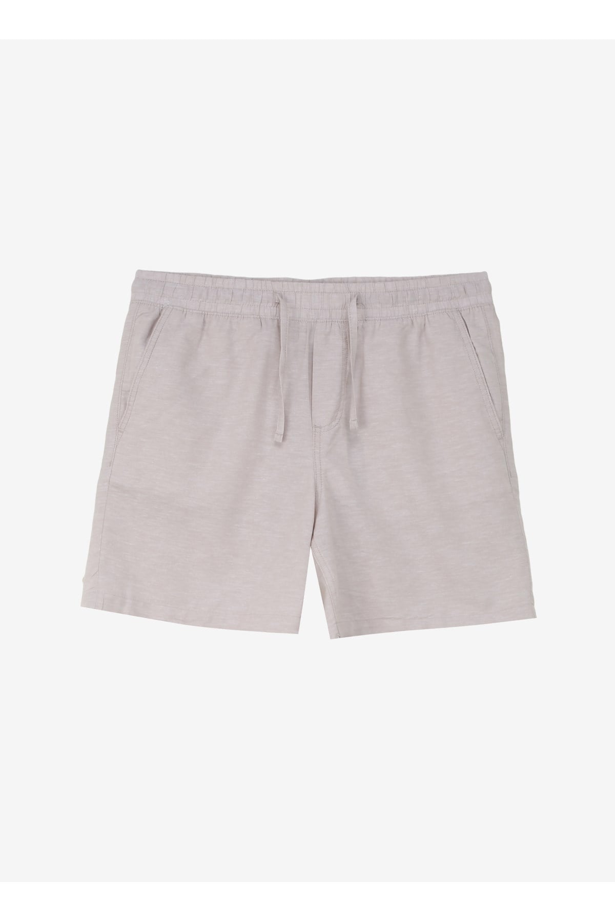 Jack & Jones Erkek bağcıklı kısa krem şort - 12248629  - Jack & Jones - 12248629-2