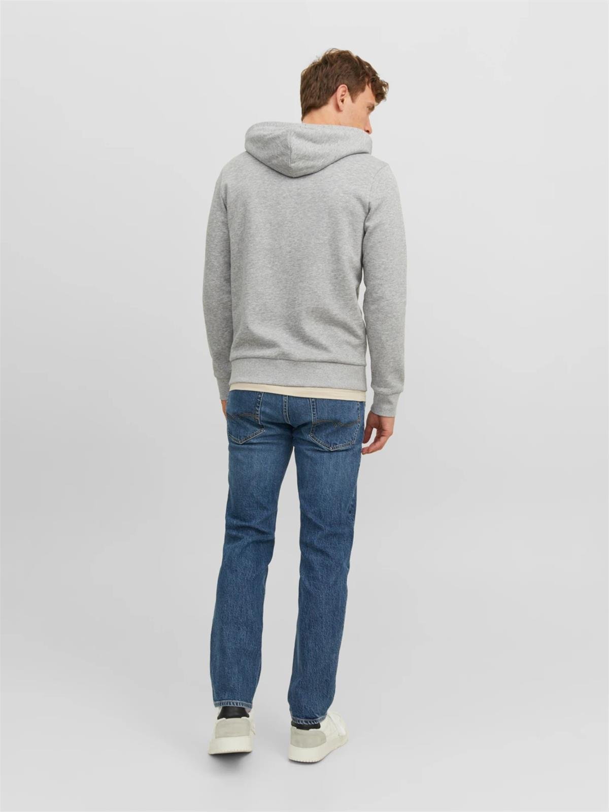 Jack & Jones Erkek Baskılı Fermuarlı Sweatshirt - 12236179 - Jack & Jones - 12236179