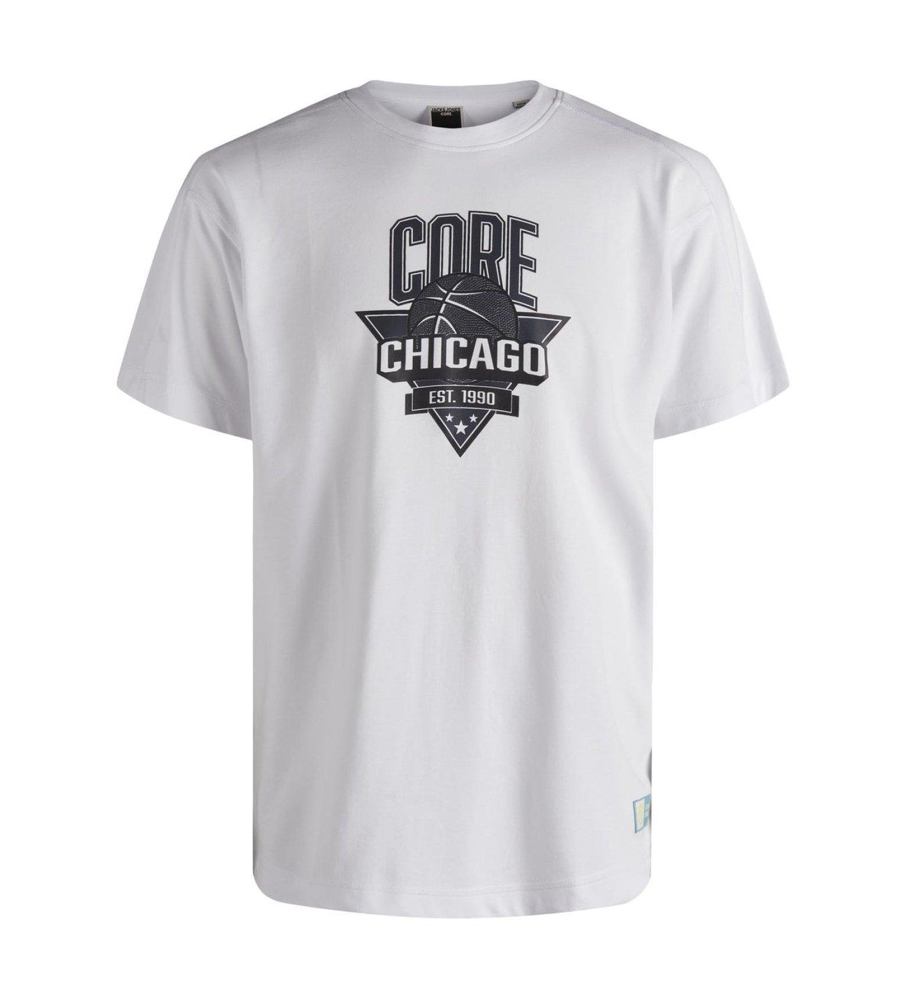 Jack & Jones Erkek Baskılı NBA Basketbol T-shirt - 12209942 - Jack & Jones - 12209942