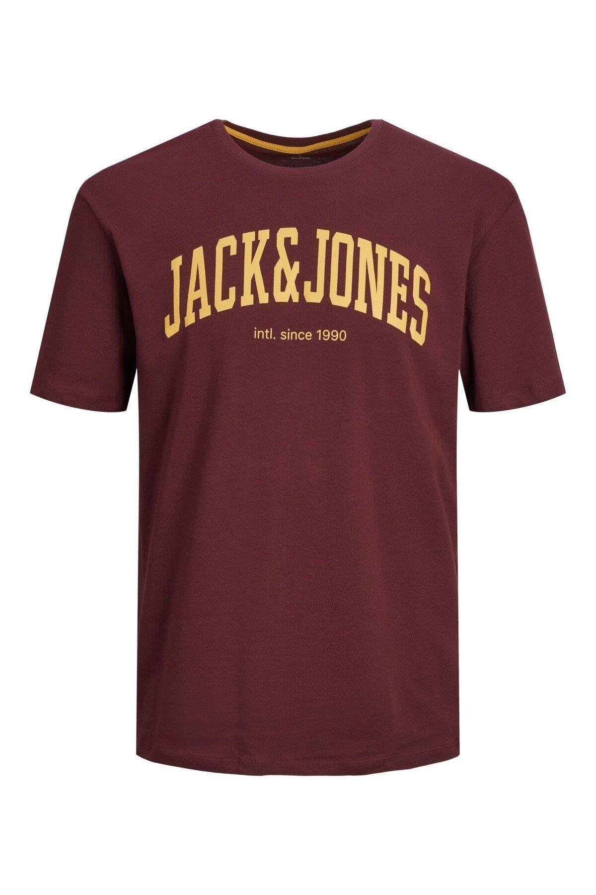 Jack & Jones Erkek Baskılı Pamuklu T-shirt - 12236514 - Jack & Jones - 12236514