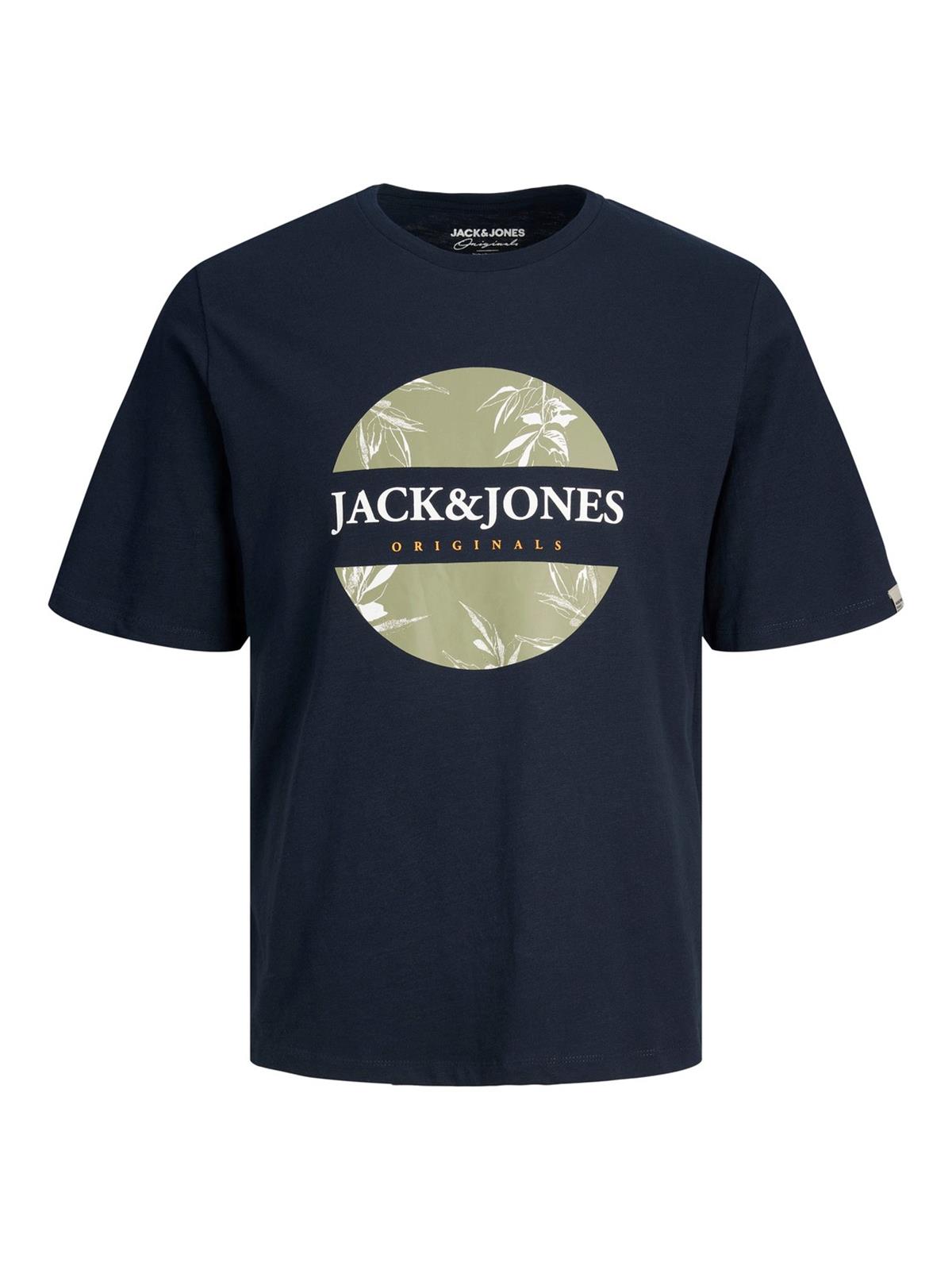 Jack & Jones Erkek Baskılı T-shirt Jorcrayon Tee - 12228774 - Jack & Jones - 12228774