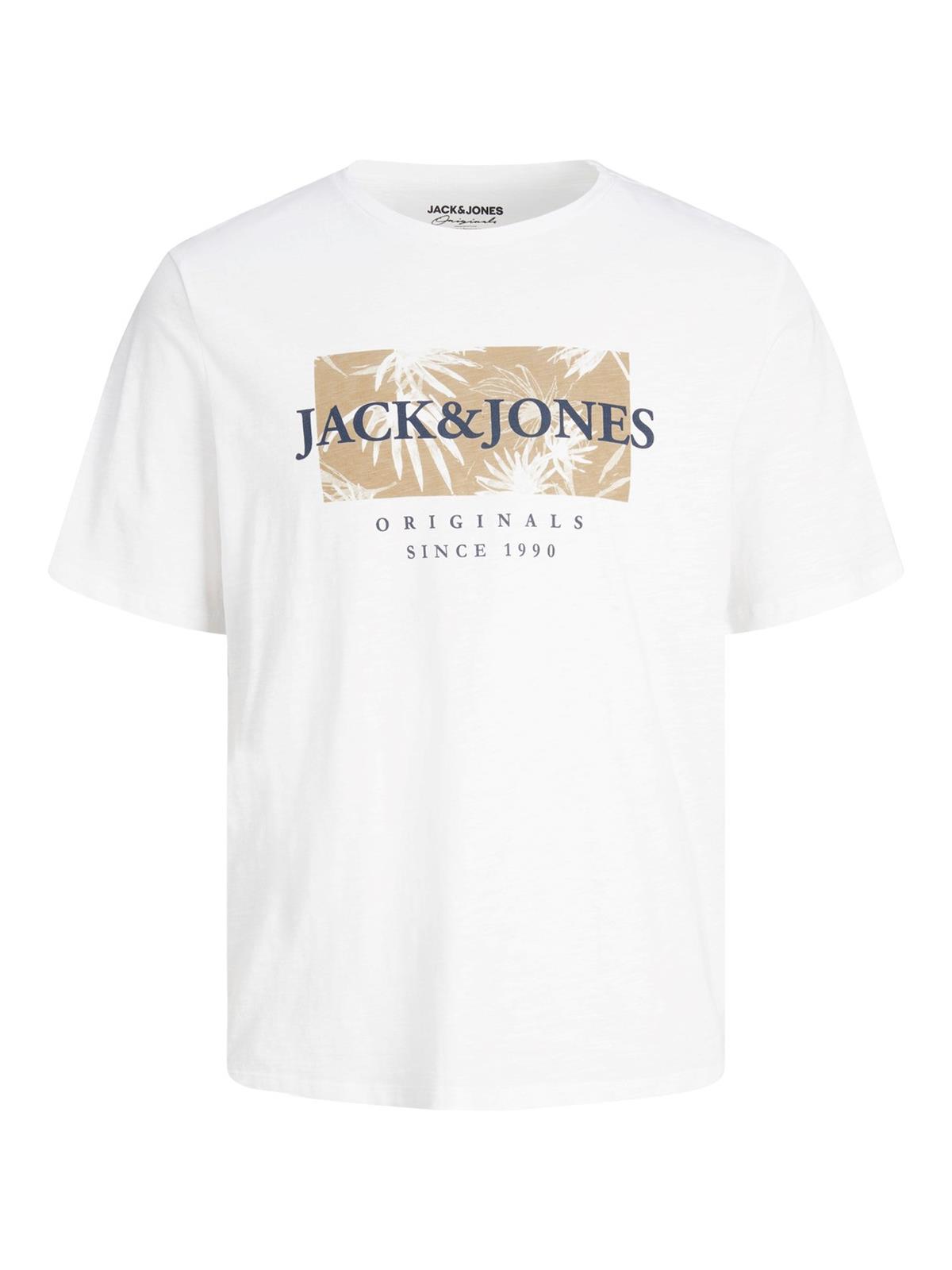 Jack & Jones Erkek Baskılı T-shirt Jorcrayon Tee - 12228774 - Jack & Jones - 12228774