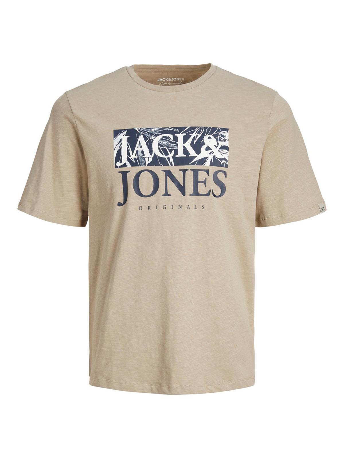 Jack & Jones Erkek Baskılı T-shirt Jorcrayon Tee - 12228774 - Jack & Jones - 12228774