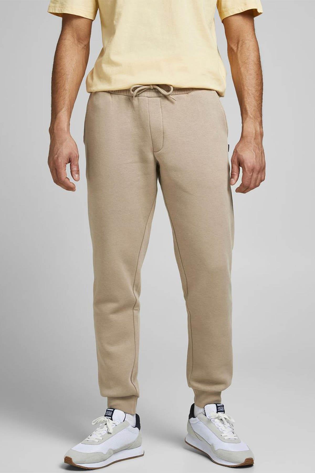 Jack & Jones Erkek Bej Eşofman Gordon Soft Sweatpants - 12195726 - Jack & Jones - 12195726