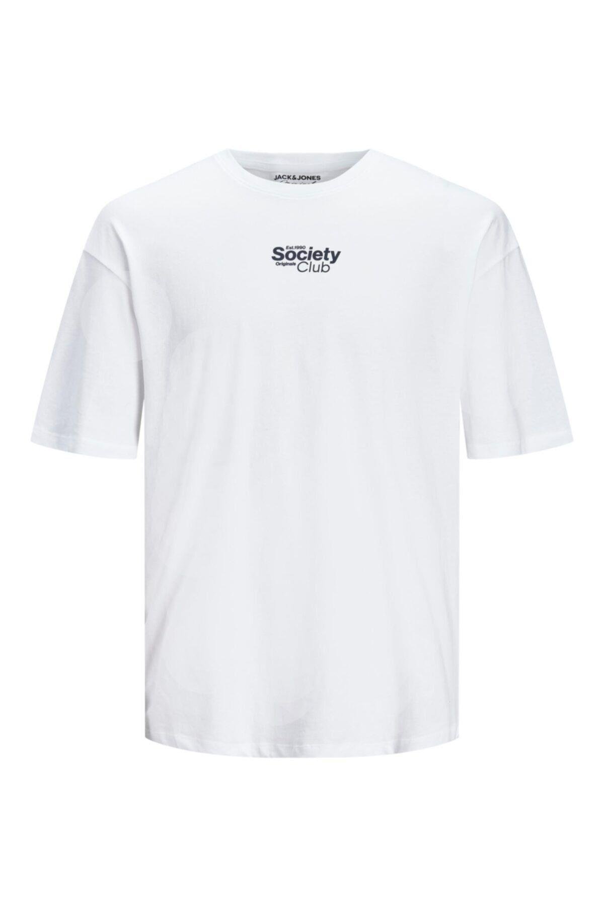 Jack & Jones Erkek Bisiklet Yaka T-shirt - 12205175 - Jack & Jones - 12205175