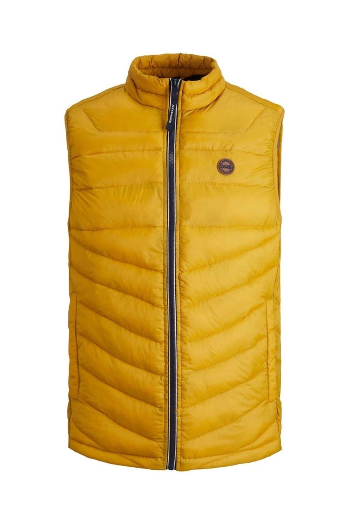 Jack & Jones Erkek Bodywarmer Şişme Sarı Yelek -  12211790-00010 - Jack & Jones - 12211790-00010