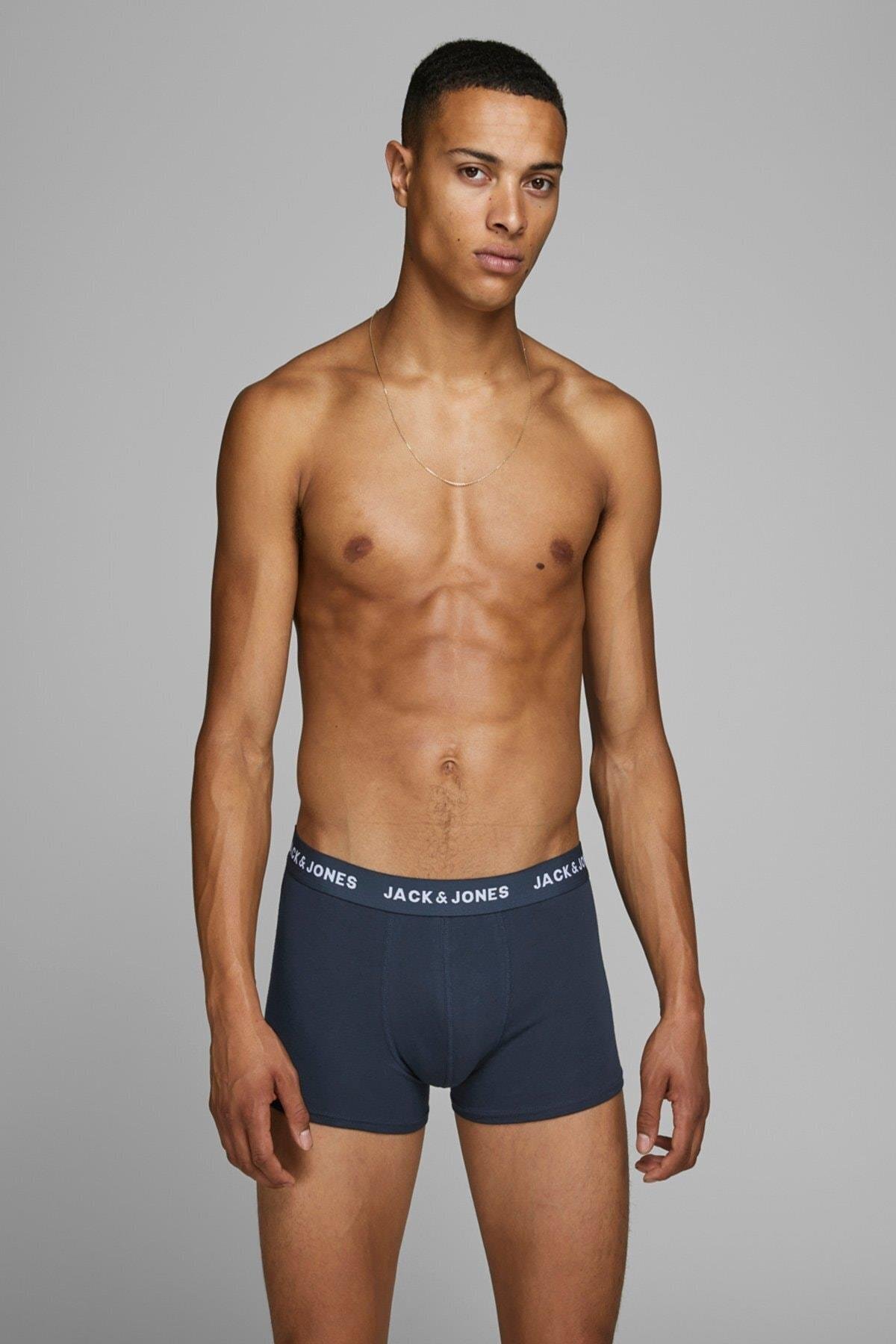 Jack & Jones Erkek Boxer 3'lü Paket 12171946 - Jack & Jones - 12171946